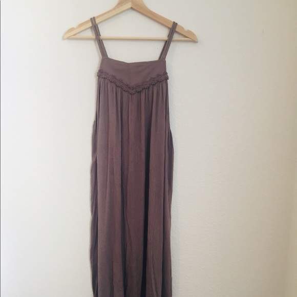 Free People Dresses & Skirts - Free People Boho Taupe Dress, Small